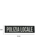 Patch Polizia Locale Catarifrangente Piccola